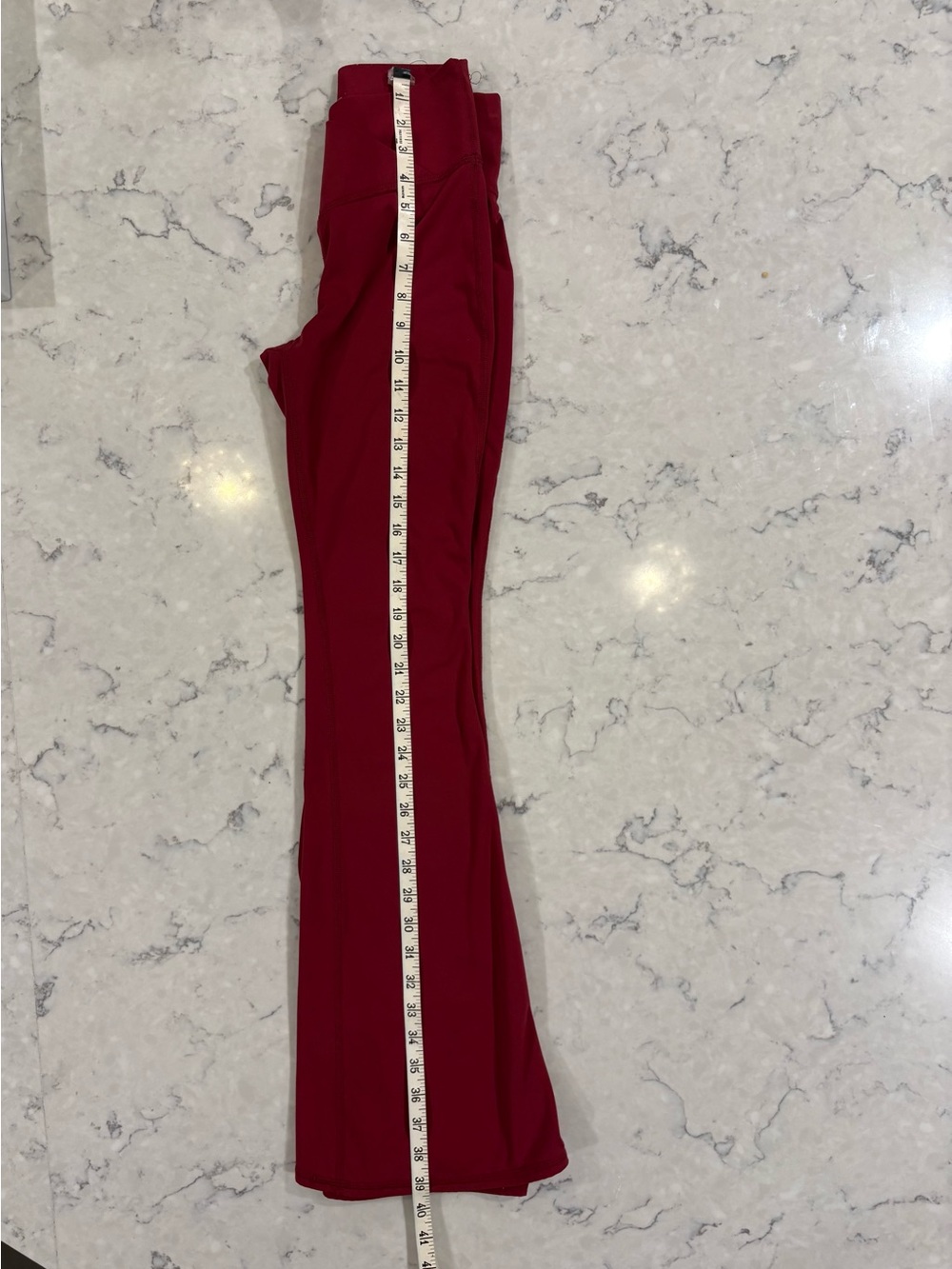 JoyLab Burgundy Red Two-Piece Set -Crop Top(SMALL) & Flared Leggings(X-SMALL) - Picture 12 of 16